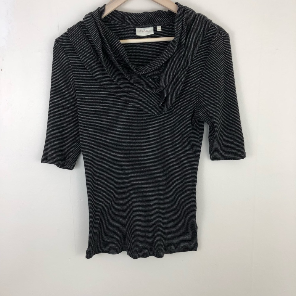 Anthropologie Deletta Connor Cowl Neck Top Size L